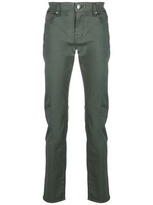 Sartoria Tramarossa slim-fit straight-leg trousers - Green