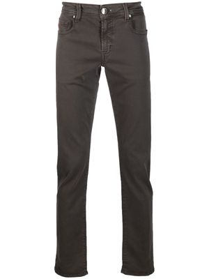 Sartoria Tramarossa straight-leg regular-fit trousers - Brown