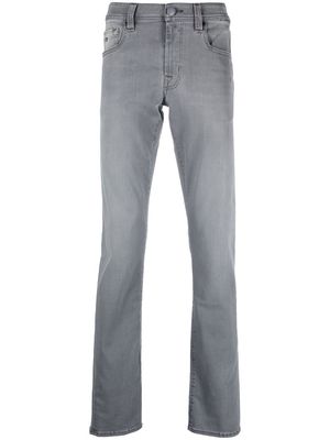 Sartoria Tramarossa stretch-cotton straight-leg jeans - Grey