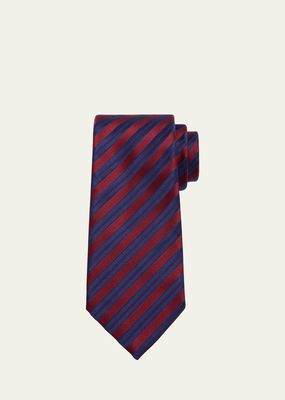 Satin Stripe Tie