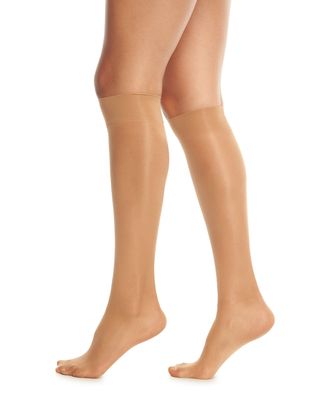 Satin Touch Sheer Knee-Highs