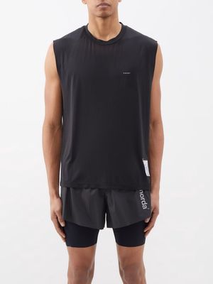 Satisfy - Auralite Recycled-fibre Sleeveless T-shirt - Mens - Black
