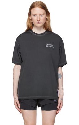 Satisfy Black Polyester T-Shirt