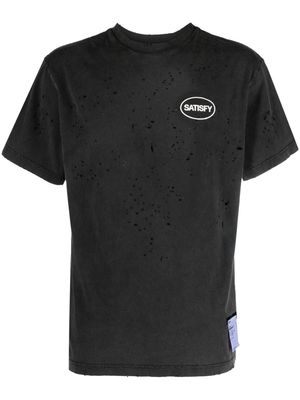 Satisfy Mothtech organic-cotton T-Shirt - Black