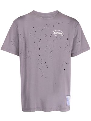 Satisfy Mothtech organic-cotton T-Shirt - Purple