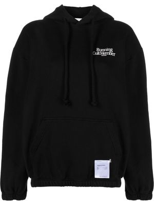 Satisfy organic cotton hoodie - Black