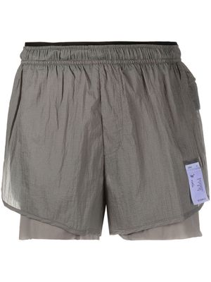 Satisfy x Browns Trail 3" shorts - Neutrals