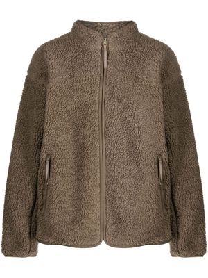 Satta fleece zip-up jacket - Brown