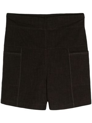 Satta Jii cotton shorts - Brown