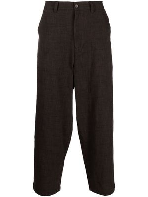 Satta Slow cotton straight trousers - Brown