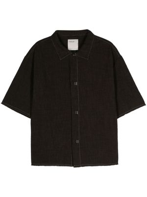 Satta Tack cotton shirt - Brown