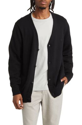 Saturdays NYC Michael Cotton & Cashmere Cardigan in Black