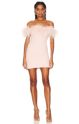 SAU LEE Chelsea Dress in Blush