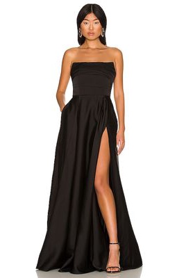 SAU LEE x REVOLVE Heidi Gown in Black