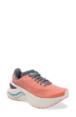Saucony Endorphin Shift 3 Running Shoe in Coral/Shadow