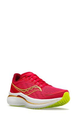 Saucony Endorphin Speed 3 Running Shoe in Red/Rose
