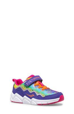 Saucony Flash Glow 2.0 A/C Light-Up Sneaker in Rainbow Love