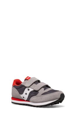 Saucony Jazz Double Strap Sneaker in Grey/White/Lava