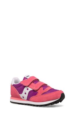 Saucony Jazz Original Dual Hook & Loop Sneaker in Pink/Purple
