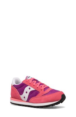 Saucony Kids' Jazz Original Sneaker in Pink/Purple