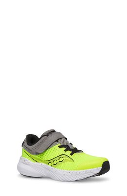 Saucony Kinvara 14 A/C Running Shoe in Citron/Grey