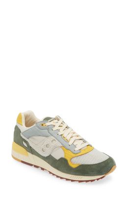 Saucony Shadow 5000 Sneaker in Light Grey/Green