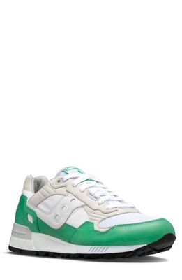 Saucony Shadow 5000 Sneaker in White/Green