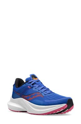 Saucony Tempus Running Shoe in Blue Raz/Zest