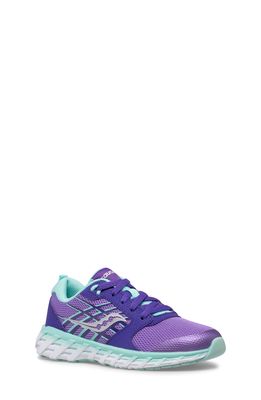 Saucony Wind 2.0 Water Repellent Sneaker in Purple/Turquoise