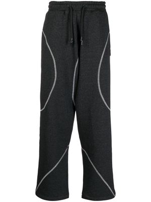 Saul Nash contrast-stitching track pants - Grey