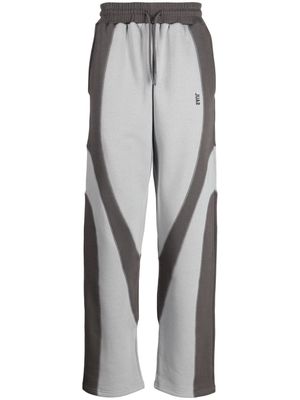Saul Nash logo-embroidered panelled track pants - Grey