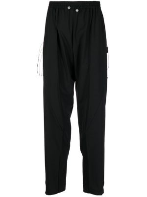 Saul Nash mesh-panelled tapered trousers - Black