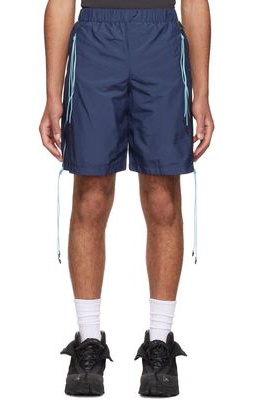 Saul Nash Navy Nylon Shorts