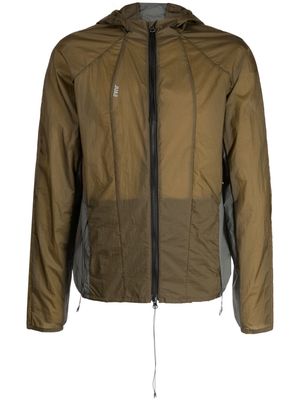 Saul Nash two-tone hooded sport jacket - Brown
