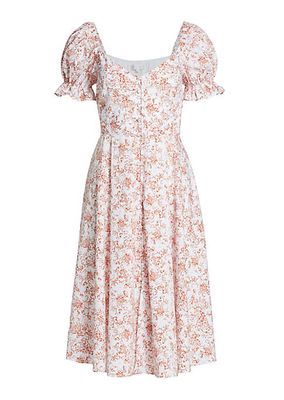 Savannah Floral Midi-Dress