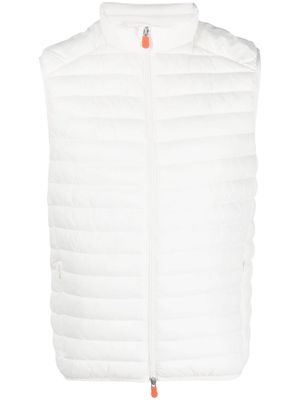 Save The Duck Adamus quilted gilet - White