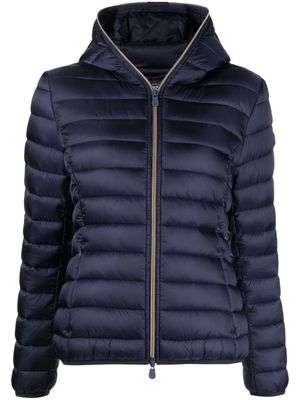 Save The Duck Alexis hooded puffer jacket - Blue