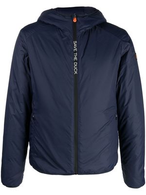 Save The Duck Ben recycled hooded jacket - Blue