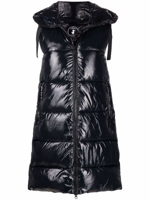 Save The Duck D80302W Luck 13 quilted mid-length gilet - Black