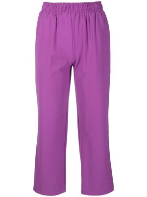 Save The Duck elasticated cropped trousers - Purple