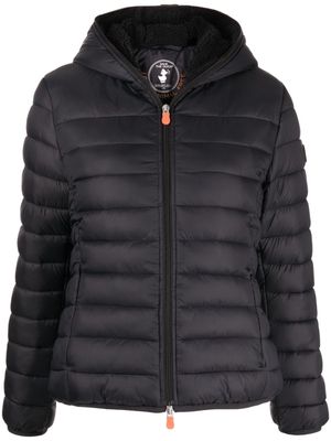 Save The Duck Ethel hooded puffer jacket - Black