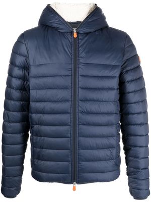 Save The Duck Giga padded hooded jacket - Blue
