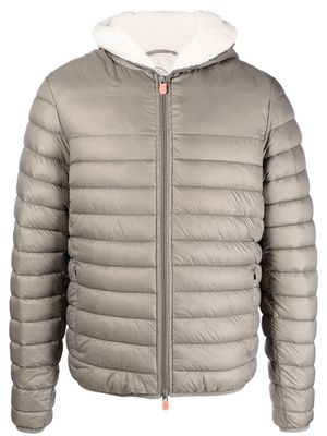 Save The Duck Giga padded hooded jacket - Neutrals