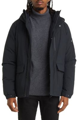 Save The Duck Hiram Water Resistant Hooded Coat in Black