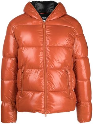 Save The Duck hooded padded jacket - Orange