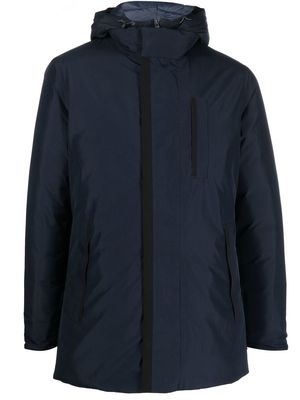 Save The Duck hooded padded-layer jacket - Blue