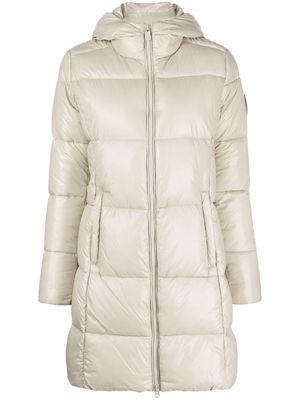 Save The Duck Ines hooded puffer coat - Neutrals