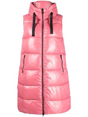 Save The Duck Iria padded hooded gilet - Pink