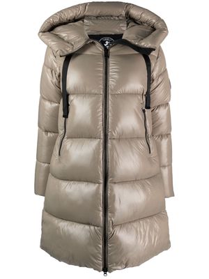 Save The Duck Isabel hooded quilted puffer coat - Grey