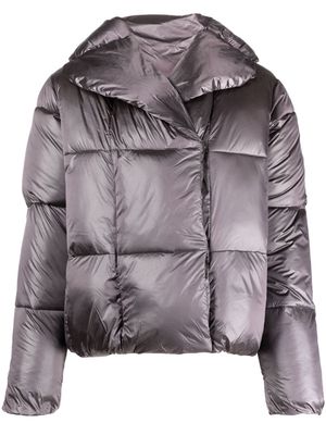 Save The Duck Ishya double-breasted puffer jacket - Purple